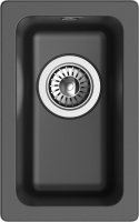 Кухонная мойка Rivelato BK-25 antracite 31x46 из кварцевого композита, антрацит