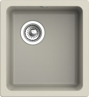 Кухонная мойка Rivelato BK-35 topazio 42x46 из кварцевого композита, топаз