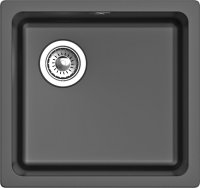 Кухонная мойка Rivelato BK-45 antracite 49x46 из кварцевого композита, антрацит