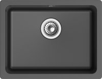Кухонная мойка Rivelato BK-50 antracite 56x43 из кварцевого композита, антрацит