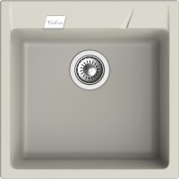 Кухонная мойка Rivelato RM-50 topazio 50x51 из кварцевого композита, топаз