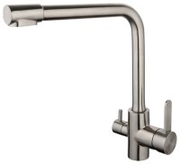 Смеситель для кухни GAPPO G99 G4399-1 с подключением фильтра, сатин