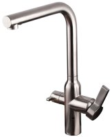 Смеситель для кухни GAPPO G4399-4 с подключением фильтра, сатин