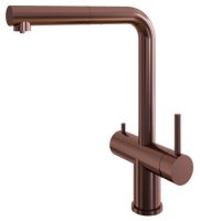 Смеситель для кухни Grandex Aqua Handy-p 9020962 с подключением фильтра и выдвижным изливом, медь