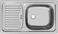 Кухонная мойка UKINOX Классика CLM760.435 --W6K 1R 76x44 стальная, матовая сталь