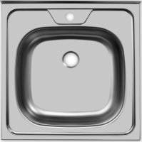 Кухонная мойка UKINOX Eco Eco 500.500 50x50 стальная, матовая сталь