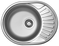 Кухонная мойка UKINOX Фаворит FAL570.450 -GT8K 2L 57x45 стальная, стальной