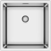 Кухонная мойка UKINOX Techno TEB400.400 -GT10P 40x40 стальная, брашированная сталь