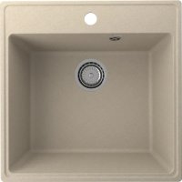 Кухонная мойка Ulgran Quartz forte Forte 505-03 51x51 из кварцевого композита, бежевый