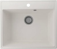 Кухонная мойка Ulgran Quartz forte Forte 580-01 58x50 из кварцевого композита, белый