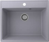 Кухонная мойка Ulgran Quartz forte Forte 580-05 58x50 из кварцевого композита, серый