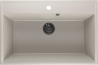 Кухонная мойка Ulgran Quartz forte Forte 760-02 76x51 из кварцевого композита, бежевый