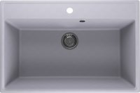 Кухонная мойка Ulgran Quartz forte Forte 760-05 76x51 из кварцевого композита, серый