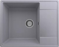 Кухонная мойка Ulgran Quartz prima Prima 605-05 61x49 из кварцевого композита, серый