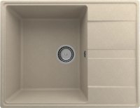 Кухонная мойка Ulgran Quartz prima Prima 650-03 65x50 из кварцевого композита, бежевый