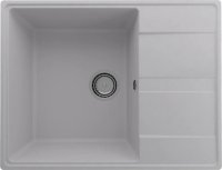 Кухонная мойка Ulgran Quartz prima Prima 650-04 65x50 из кварцевого композита, белый