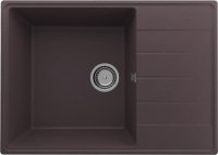 Кухонная мойка Ulgran Quartz prima Prima 700-06 70x50 из кварцевого композита, коричневый