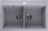 Кухонная мойка Ulgran Quartz ruma Ruma 780-05 78x51 из кварцевого композита, серый