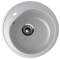 Кухонная мойка Ulgran U-101 U-101-310 50x50 из искусственного камня, серый