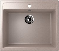 Кухонная мойка Ulgran U-104 U-104-302 56x50 из искусственного камня, песочный
