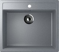 Кухонная мойка Ulgran U-104 U-104-309 56x50 из искусственного камня, серый