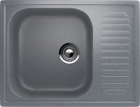 Кухонная мойка Ulgran U-202 U-202-309 64x49 из искусственного камня, серый