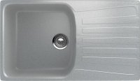 Кухонная мойка Ulgran U-203 U-203-310 83x48 из искусственного камня, серый