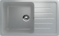 Кухонная мойка Ulgran U-400 U-400-310 75x50 из искусственного камня, серый