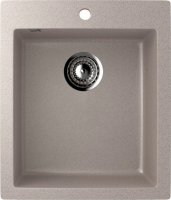 Кухонная мойка Ulgran U-404 U-404-302 42x50 из искусственного камня, песочный