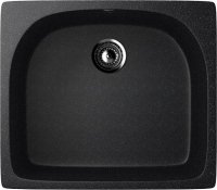 Кухонная мойка Ulgran U-408 U-408-308 59x51 из искусственного камня, черный