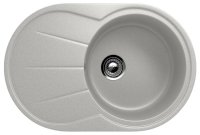 Кухонная мойка Ulgran U-503 U-503-310 75x48 из искусственного камня, серый