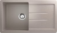 Кухонная мойка Ulgran U-507 U-507-302 77x50 из искусственного камня, песочный