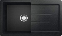 Кухонная мойка Ulgran U-507 U-507-308 77x50 из искусственного камня, черный