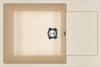 Кухонная мойка Ulgran U-602 U-602-328 76x50 из искусственного камня, бежевый