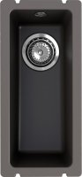 Кухонная мойка Ulgran Underground 160 Under 160-09 21x45 из кварцевого композита, серый