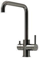 Смеситель для кухни SANCOS Vela SC4013GG, вороненая сталь