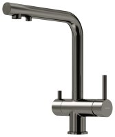 Смеситель для кухни SANCOS Foster SC4014GG, вороненая сталь