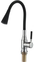 Смеситель для кухни Savol S-2805AM01 с гибким изливом, хром