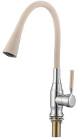 Смеситель для кухни Savol S-2805AM12 с гибким изливом, хром