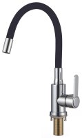 Смеситель для кухни Savol S-3002A01 с гибким изливом, хром