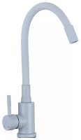Смеситель для кухни Savol S-3002Q-04 с гибким изливом, графит