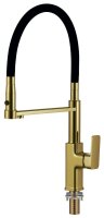 Смеситель для кухни Savol S-L1808C-01 с подключением фильтра и гибким изливом, бронза