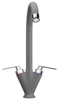 Смеситель для кухни Ulgran U-011 U-011-342, черный