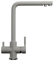 Смеситель для кухни Ulgran U-016 U-016-310 с подключением фильтра, серый