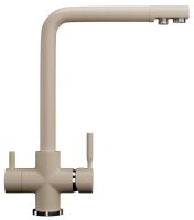 Смеситель для кухни Ulgran U-016 U-016-328 с подключением фильтра, бежевый