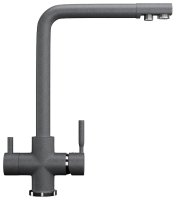 Смеситель для кухни Ulgran U-016 U-016-342 с подключением фильтра, графит