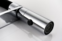 Смеситель для кухни Vincea VKF-114MB с гибким изливом, брашированный никель