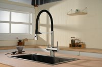 Смеситель для кухни Vincea VKF-120CH с гибким изливом, хром