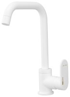 Смеситель для кухни WasserKRAFT Mindel 8500 8507, белый матовый