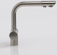 Смеситель для кухни WasserKRAFT A8027 с подключением фильтра, никель